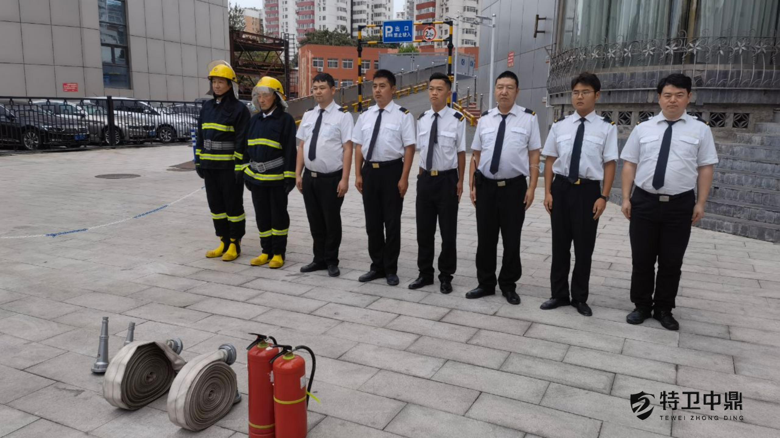 五矿大厦项目组织保安员进行消防培训插图